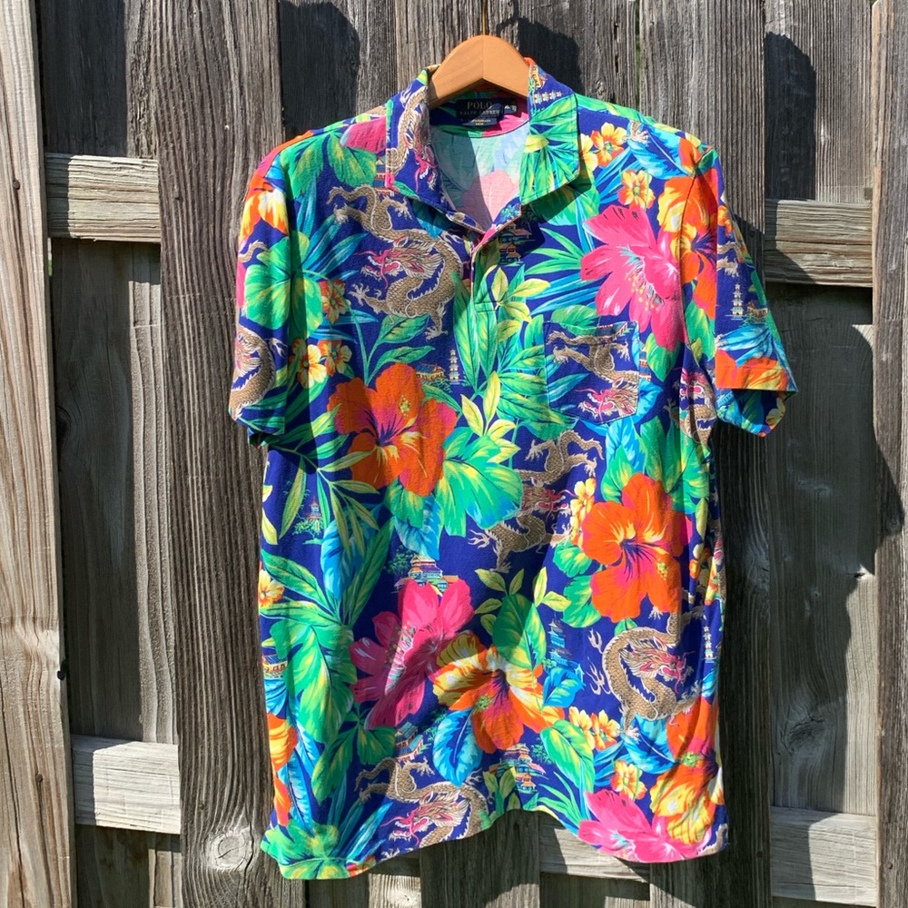 Polo Ralph Lauren Tropical Short Sleeve Shirt XL